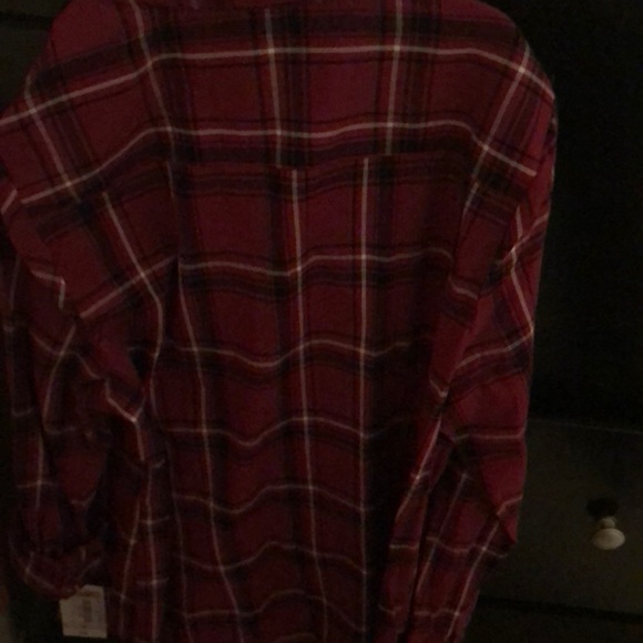 Pink/ Black Allison Daley Flannel Long Sleeve - Picture 4 of 4